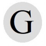 Бусины с буквами серебристые круглые G